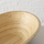 Pjatë dekoruese Boltze Home Bambo, bambu, 15 x 15 x 6.5 cm, zi natyrale