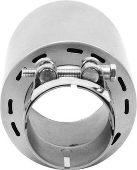 Fundi marmite çelik inox, dalje 89 mm, hyrje 51 mm, ngjyrë argjendtë