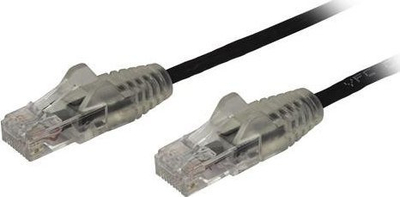 Kabllo rrjeti StarTech Slim CAT6, 1m, RJ45 Snagless, e zezë