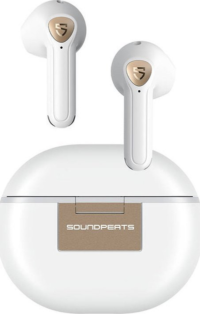 Kufje wireless Soundpeats Air 3 Deluxe HS, Bluetooth 5.2, IPX4, të bardha