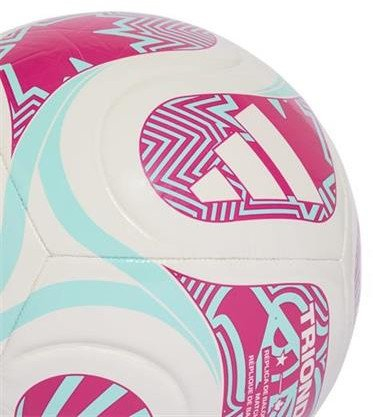 Top futbolli adidas World Cup 26 Trionda Club JD8054, TPU, për bar natyral, e bardhë rozë dhe blu