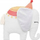 Jastëk dekorativ Atmosphera for Kids Circus Elephant, pambuk, gri