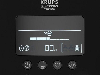 Makinë kafeje Krups, Arabica Latte EA819N, e zezë