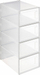 Set kuti plastike për kepucë 5five M, 4 copa, transparente