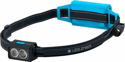 Dritë koke Ledlenser Neo 5R, rikarikueshme, për vrap, blu