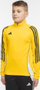 Bluzë trajnimi për fëmijë Adidas Tiro 24 Training Top Jr IR9365, AEROREADY, zinxhir gjysmë, e verdhë