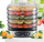 Tharëse për fruta dhe perime Heinner FreshDehydrate HFD-K380SSBK, 320-380W, çelik inox, argjend transparente