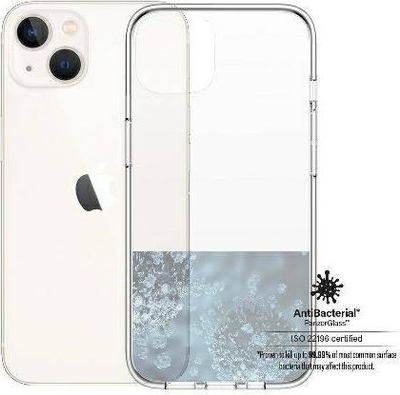 Kopertinë PanzerGlass ClearCase për iPhone 13 6.1", antibakteriale, transparente