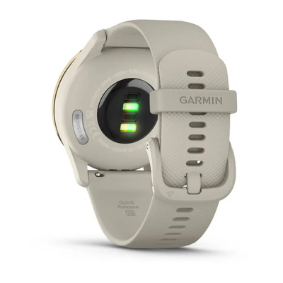 Orë sportive Garmin Vivomove Trend, hibride, NFC, Cream Gold