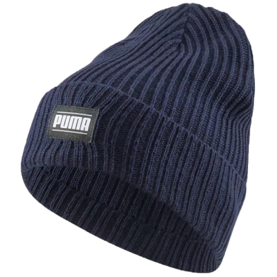 Kapelë beanie Puma Ribbed Classic Cuff 024038 02, një madhësi, blu navy