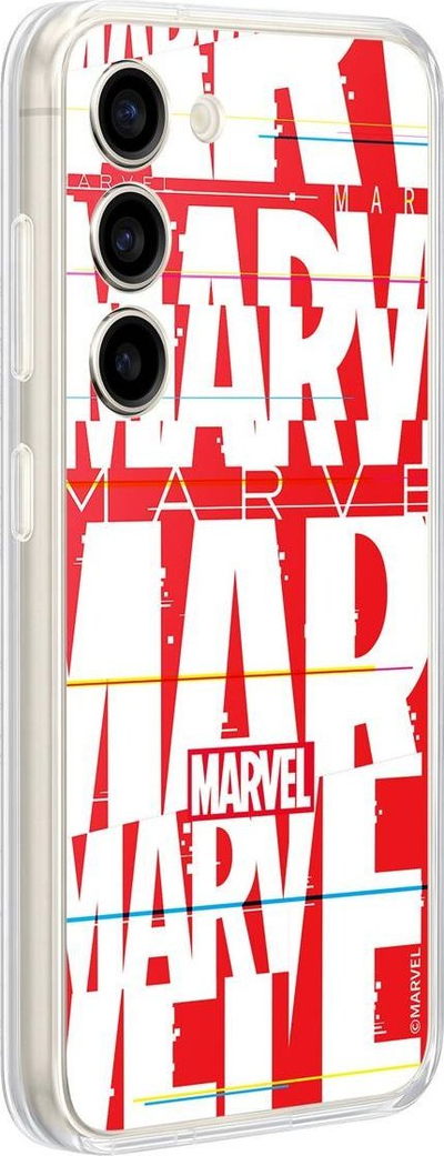 Panel i pasëm Samsung për Frame Case Galaxy S23 Plus, me shenjën e Marvel-it, shumëngjyrësh