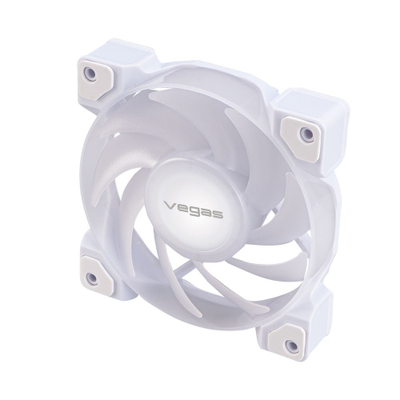 Вентилатор за компјутер Akasa Vegas A12, 120 mm PWM, RGB, бел