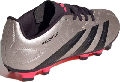 Këpucë futbolli për kalamaj adidas Predator Club FxG Jr IF6423, fushë me bar natyral, materiale sintetike, gri
