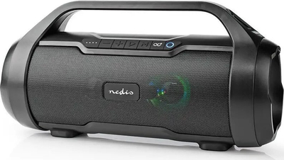 Altoparlant portativ Nedis Party Boombox, Bluetooth, 80W, IPX5, i zi