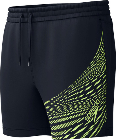 Шорце за пливање Speedo HyperBoom Splice, 16\", за мажи, црно жолт