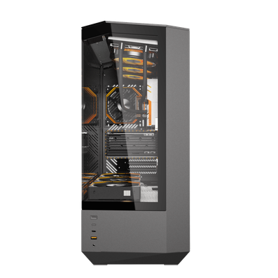 Kasë Darkflash Case DY460, Mid-Tower, e zezë