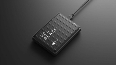 Hard disk i jashtëm WD_BLACK P10 Game Drive, 4TB, USB 3.2 Gen 1 2.5", i zi