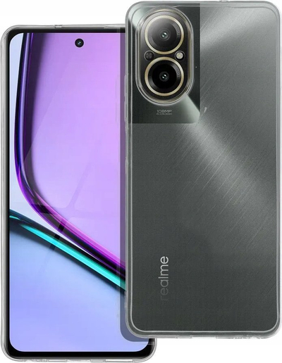 Futere mbrojtëse Realme C67, TPU 2 mm, me mbrojtje kamere, transparente