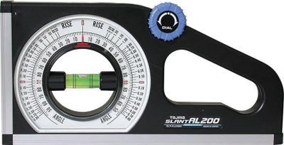Matës këndi Tajima Protractor Slant 200, kornizë alumini, me magnet