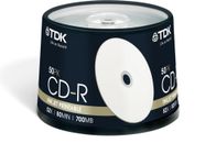 Disk CD-R TDK Printable, 700MB, 1 copë