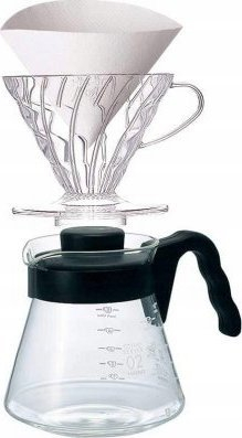 Drip kafeje Hario V60 02, plastik, i tejdukshëm