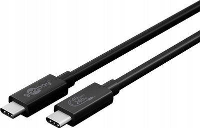 Kabllo USB-C në USB-C RB61716, 0.7 m, 240 W, e zezë