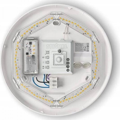 Plafonierë LED Steinel RS PRO R30 BASIC SC NM, 42cm, me sensor lëvizje, e bardhë