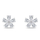 Vathë Brilio Silver Flowers EA1034W, të argjendtë