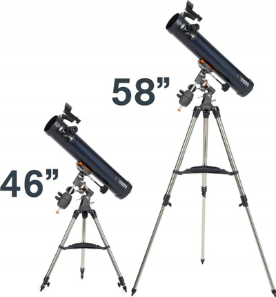 Teleskop Celestron AstroMaster 76EQ, reflektor, montim ekuatorial, i zi