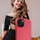 Mbulesë telefoni Crong Color Cover Magnetic për iPhone 15 Plus, MagSafe, rozë