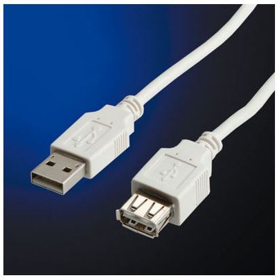 Kabllo zgjatues USB Multicomp Pro 11.99.8949, USB 2.0, 1.8m, i bardhë