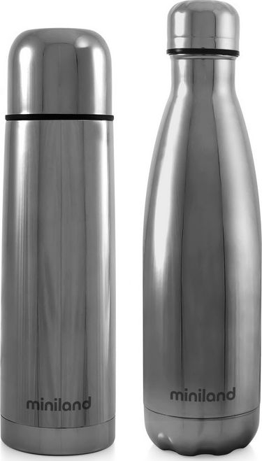 Termus + shishe Deluxe 500 ml gri (ML89258)