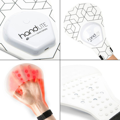 Maskë LED për duar Rio RIO HDLT, terapi dritë e kuqe, kundër plakjes, e bardhë