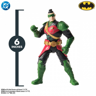 Figurë aksi Batman Nightwing Ninja Strike, 15cm, me pajisje ninja, shumëngjyrëshe
