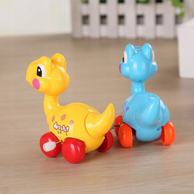 Lodër dinosauri me prarash Swede MIX, plastike, me rrota, shumëngjyrshe