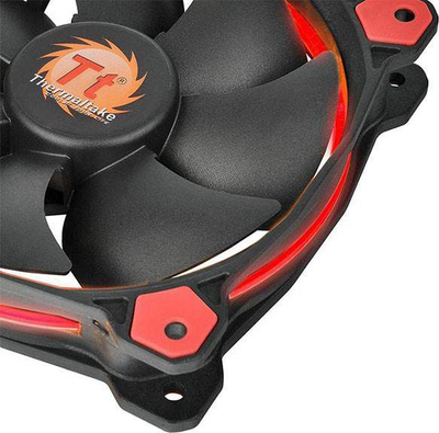 Ftohës Thermaltake Riing LED, 140 mm, i kuq