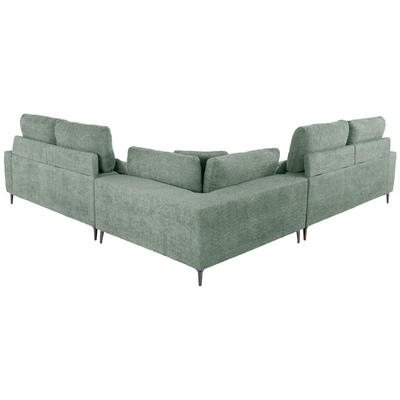Divan këndor Symmet mint, këmbë antirust 314×314×90–102 cm (HM3269.06)