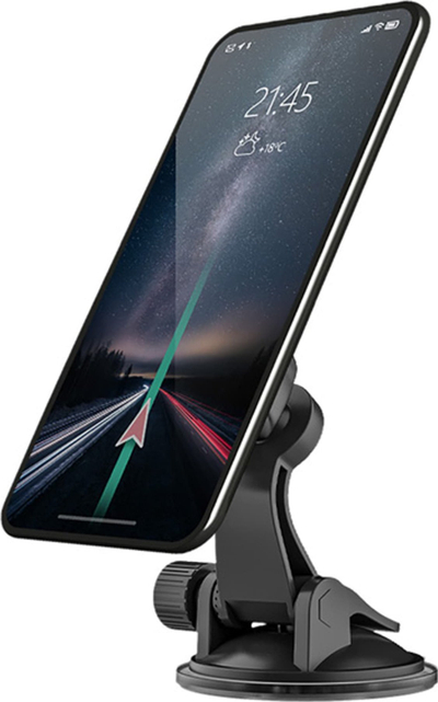 Mbajtës magnetik për veturë Defender CH-119, për telefon, i zi