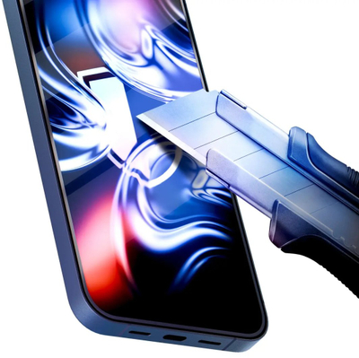 Xham mbrojtës 3mk HardGlass Max për Samsung Galaxy S24 Plus S25 Plus, xham i fortë, mbulim maksimal, transparent