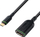 Adapter video Microconnect MC-USBCDP-a, USB Type C në DisplayPort, 4K 60Hz, i zi