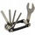 Multivegel biçiklete OEM Multi-Tool, alumini, palosëse, e zezë