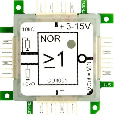 Modul logjik ALLNET ALL-BRICK-0058, portë NOR CD4001, 3-15V, jeshile