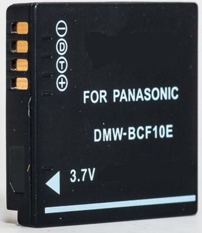 Bateri për aparat Panasonic DMW-BCF10, Li-ion 1000mAh, 3.6V, e zezë