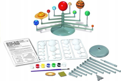 Set kreativ Lean Solar System Planetarium, model 3D, 20 copa, shumëngjyrësh