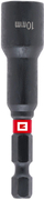 Çelës dops magnetik Einhell, 10 mm, 1/4" E 6.3, çelik krom vanadium