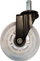 Rrota karrigje LC-Power LC-CASTERS-7BW-SPEED, për zyrë edhe gaming, plastikë edhe gomë, të bardha