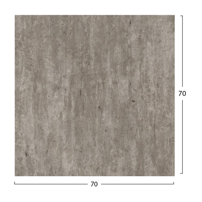 Set sipërfaqe tavoline HomeMarkt HM5838.37, 2 copë, HPL 70x70cm, gri beton