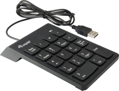 Tastierë numerike Equip USB, 19 butona, e zezë