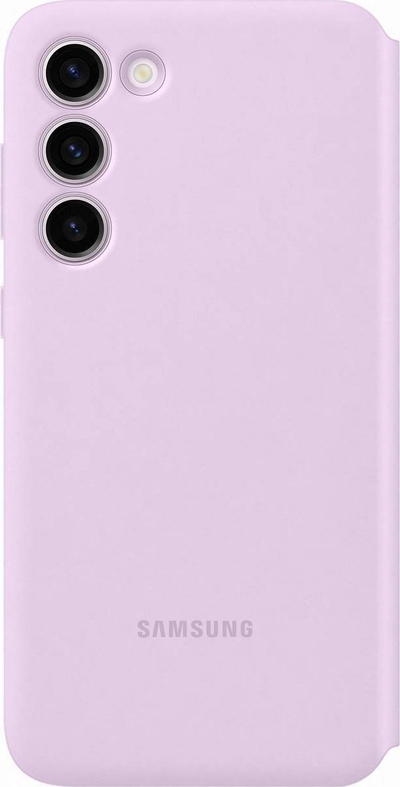 Këllëf Samsung Smart Clear View për Galaxy S23 Plus, origjinal, me kapak, lejla