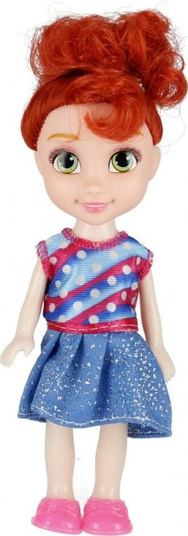 Kukull Mega Creative DOLL, 15cm, plastikë dhe tekstil, shumëngjyrëshe